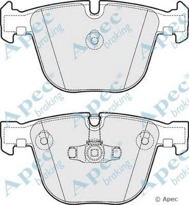 APEC BRAKING pad1803 -  Комплект тормозных колодок, дисковый тормоз